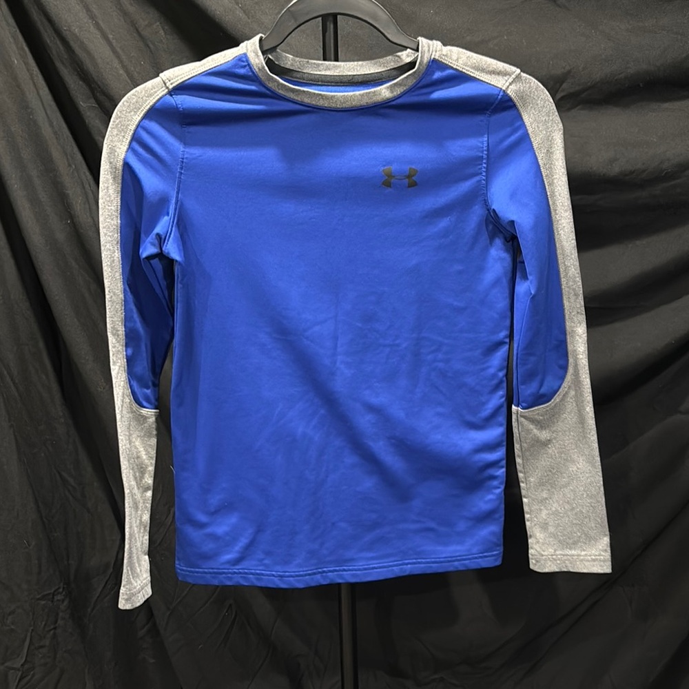 Under Armour Blue and Gray Long Sleeve Shirt